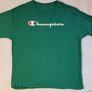 Champion Men's Tee in Vibrant Green